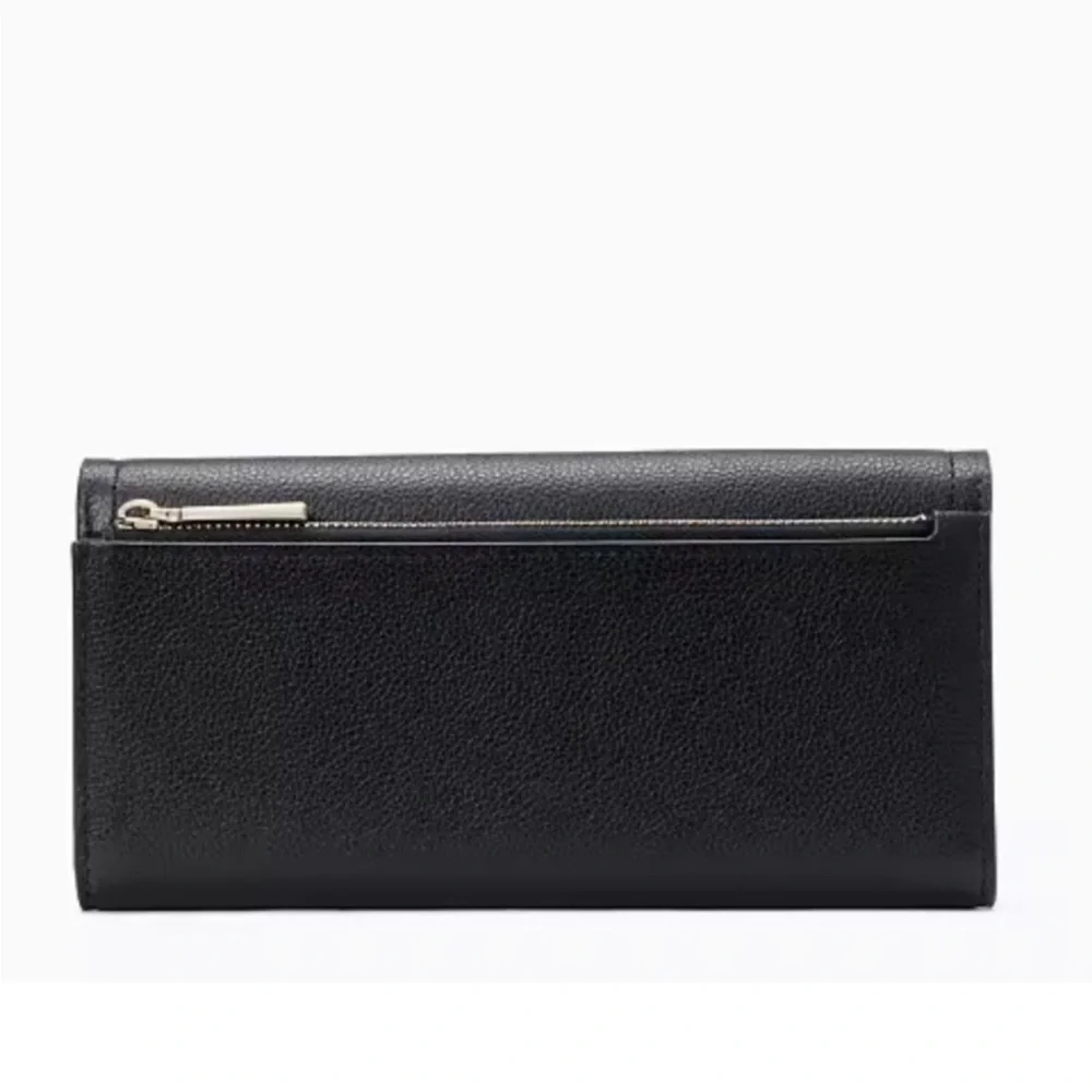 Kate Spade Rosie Large Flap Wallet Black